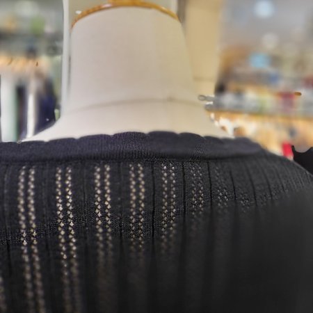 브이넥반팔시보리가디건