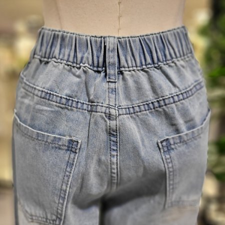 앞포켓9부와이드팬츠