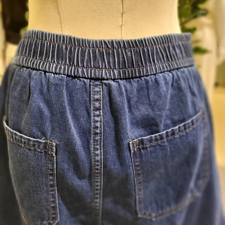 밴딩진청와이드반바지