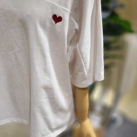 하트반팔맨투맨티