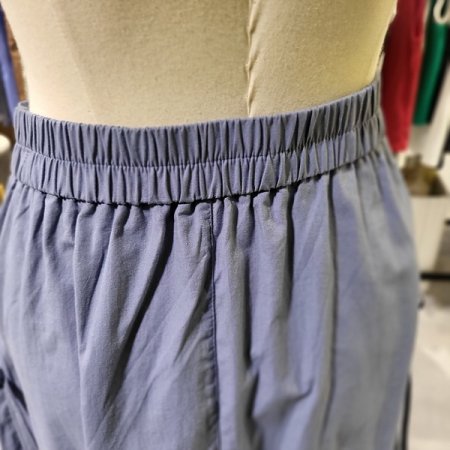 아웃포켓리본면스커트