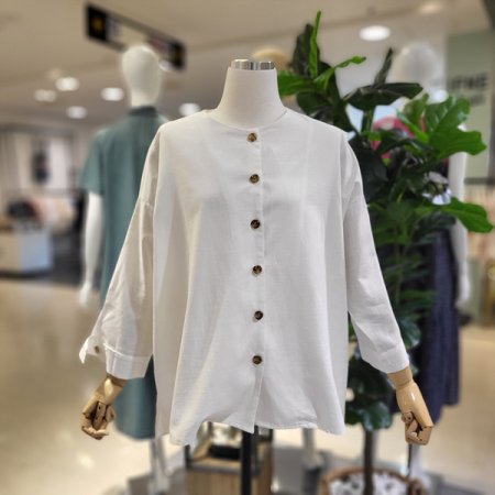 라운드넥박시핏자켓