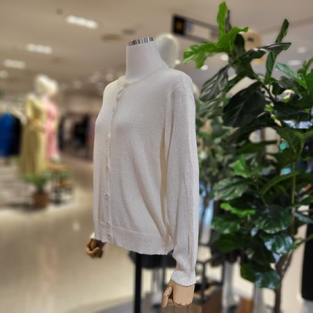 가을시스루긴팔가디건