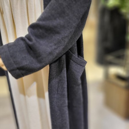 긴팔가을롱가디건