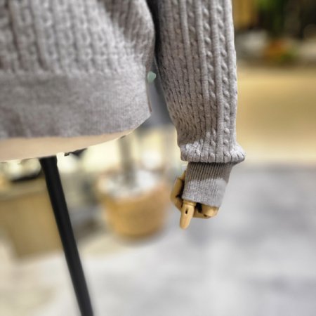 사슬패턴장미가디건