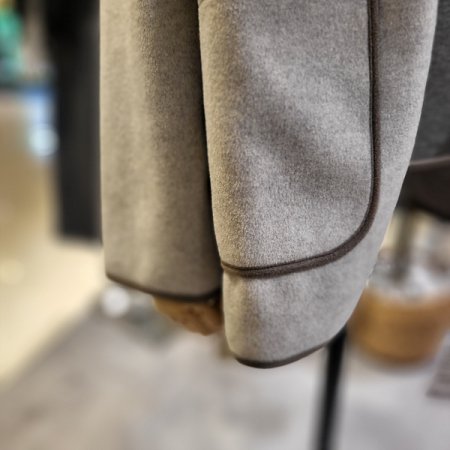 노카라배색캐쥬얼자켓