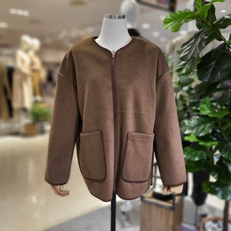 노카라배색캐쥬얼자켓