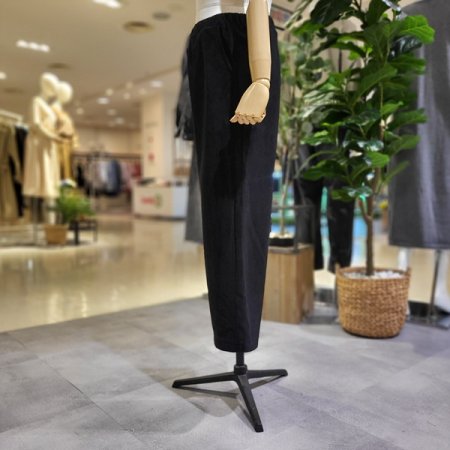 풀밴딩기모일자팬츠