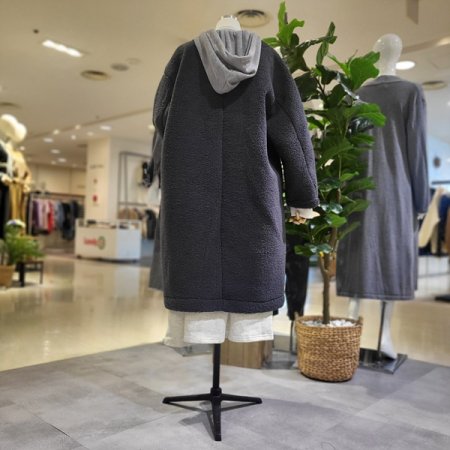 뽀글이후드롱점퍼