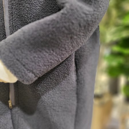 뽀글이후드롱점퍼