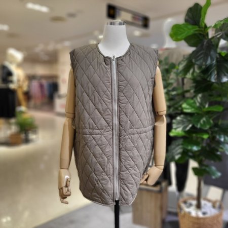 누빔패딩하프조끼