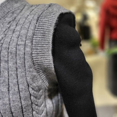 꽈배기짜임니트조끼