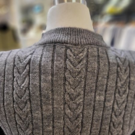 꽈배기짜임니트조끼