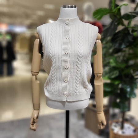 꽈배기짜임니트조끼