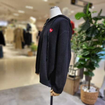 후드니트하트집업점퍼