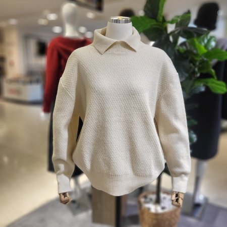 카라넥시보리긴팔니트