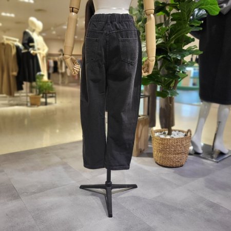 세미배기핏블랙진