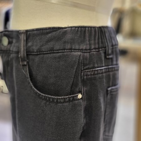 세미배기핏블랙진