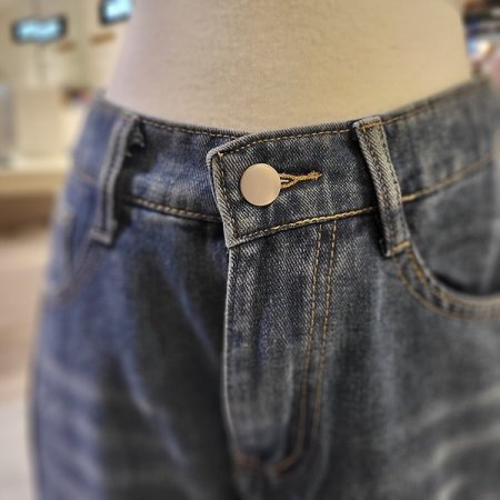 세미배기미디엄블루청바지