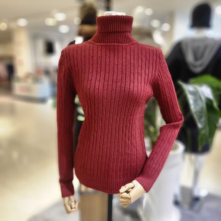 꽈배기짜임쫀쫀폴라니트