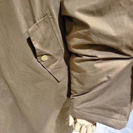 뽀글이넥야상롱점퍼