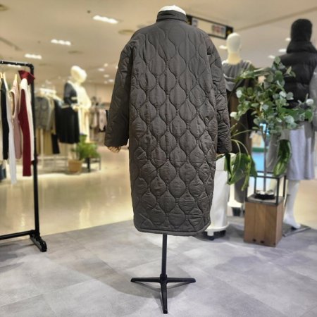 하이넥누빔롱패딩점퍼