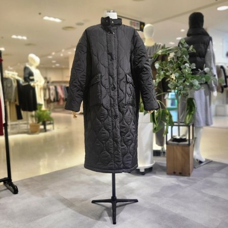 하이넥누빔롱패딩점퍼