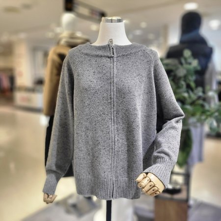 시보리넥집업니트가디건