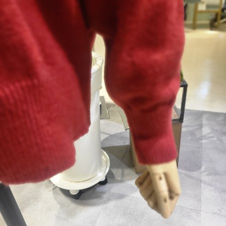 진주라운드넥긴팔니트티