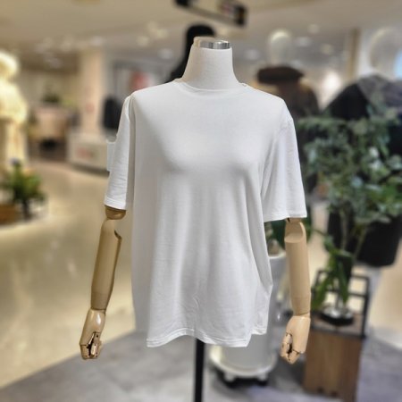 베이직무지반팔티셔츠