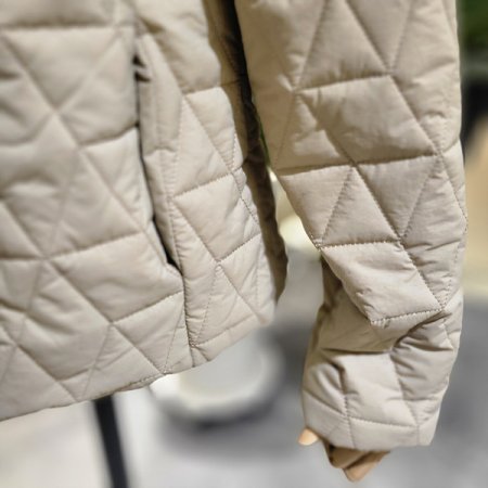 누빔패딩노카라봄점퍼