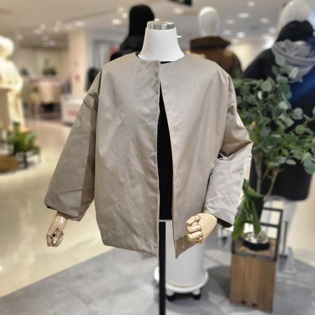 누빔안단노카라박시점퍼