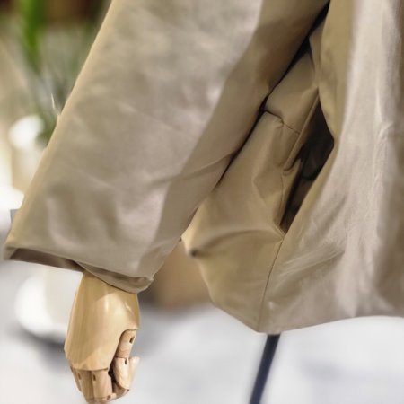 누빔안단노카라박시점퍼