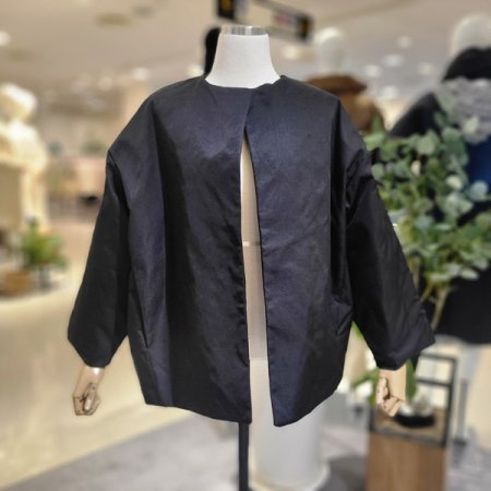 누빔안단노카라박시점퍼