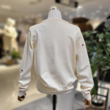 하트긴팔니트봄가디건