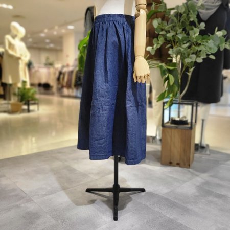 허리밴딩플레어청스커트