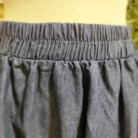 허리밴딩플레어청스커트