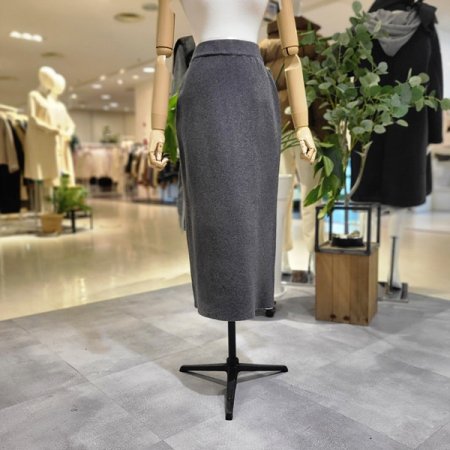 H라인뱅딩니트롱스커트