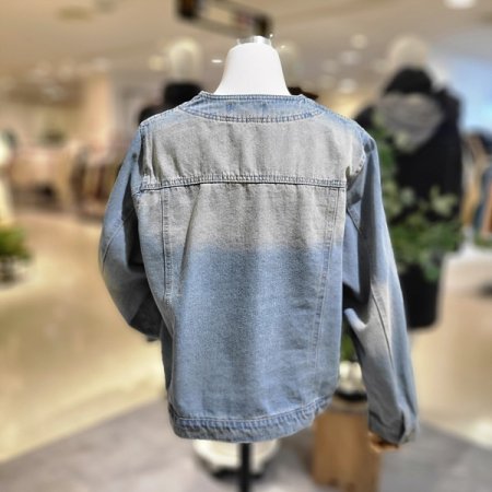 노카라연청데님자켓