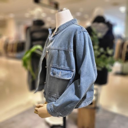 라이트블루데님봄자켓