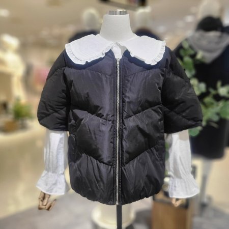 노카라반팔누빔패딩점퍼