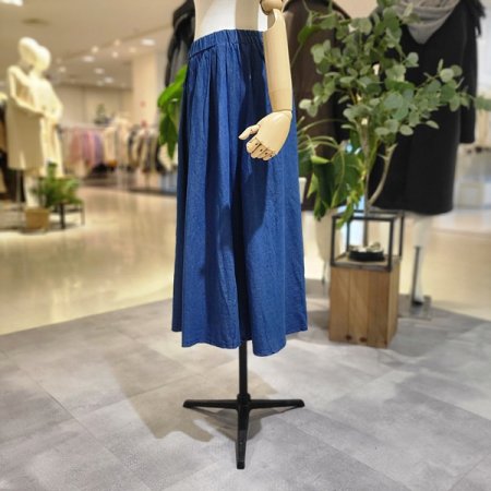 풀밴딩플레어청스커트