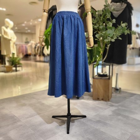 풀밴딩플레어청스커트