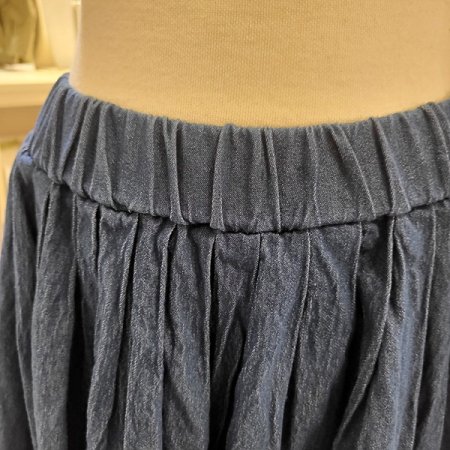 풀밴딩플레어청스커트