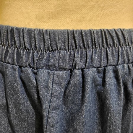 풀밴딩플레어청스커트