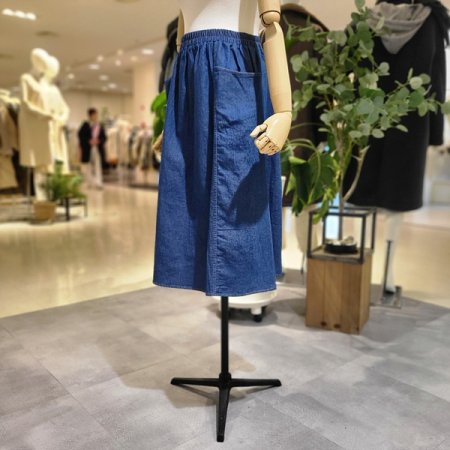 볼륨주머니청스커트