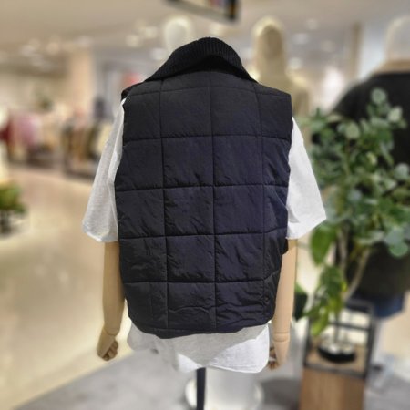 니트카라집업봄패딩조끼