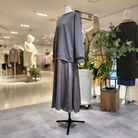 투톤스타일롱원피스