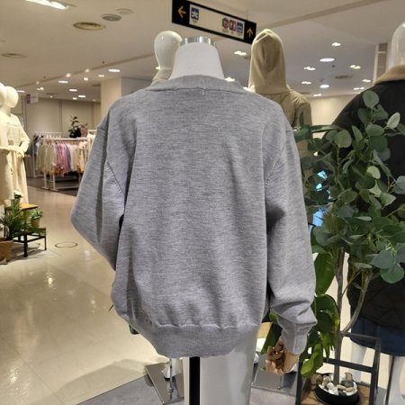 브이넥루즈핏봄가디건