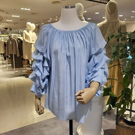 캉캉소매쉬폰블라우스